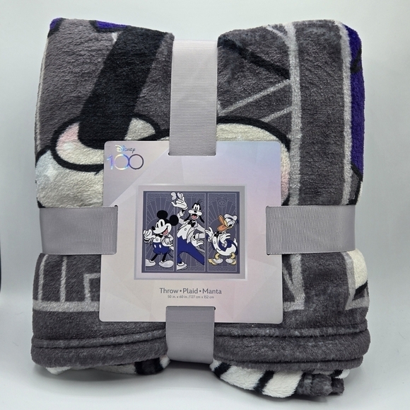 Disney Mickey and Friends 100 Anniversary Throw Blanket - Picture 2 of 7